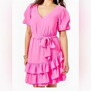 Lilly Pulitzer Martha Stretch Ruffle Dress